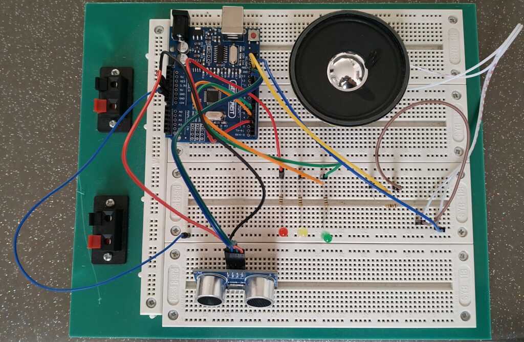 Photo Breadboard complet avec le câblage